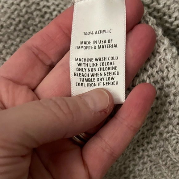 Express Lace-Up Back Sweater - Cream - Picture 5 of 7